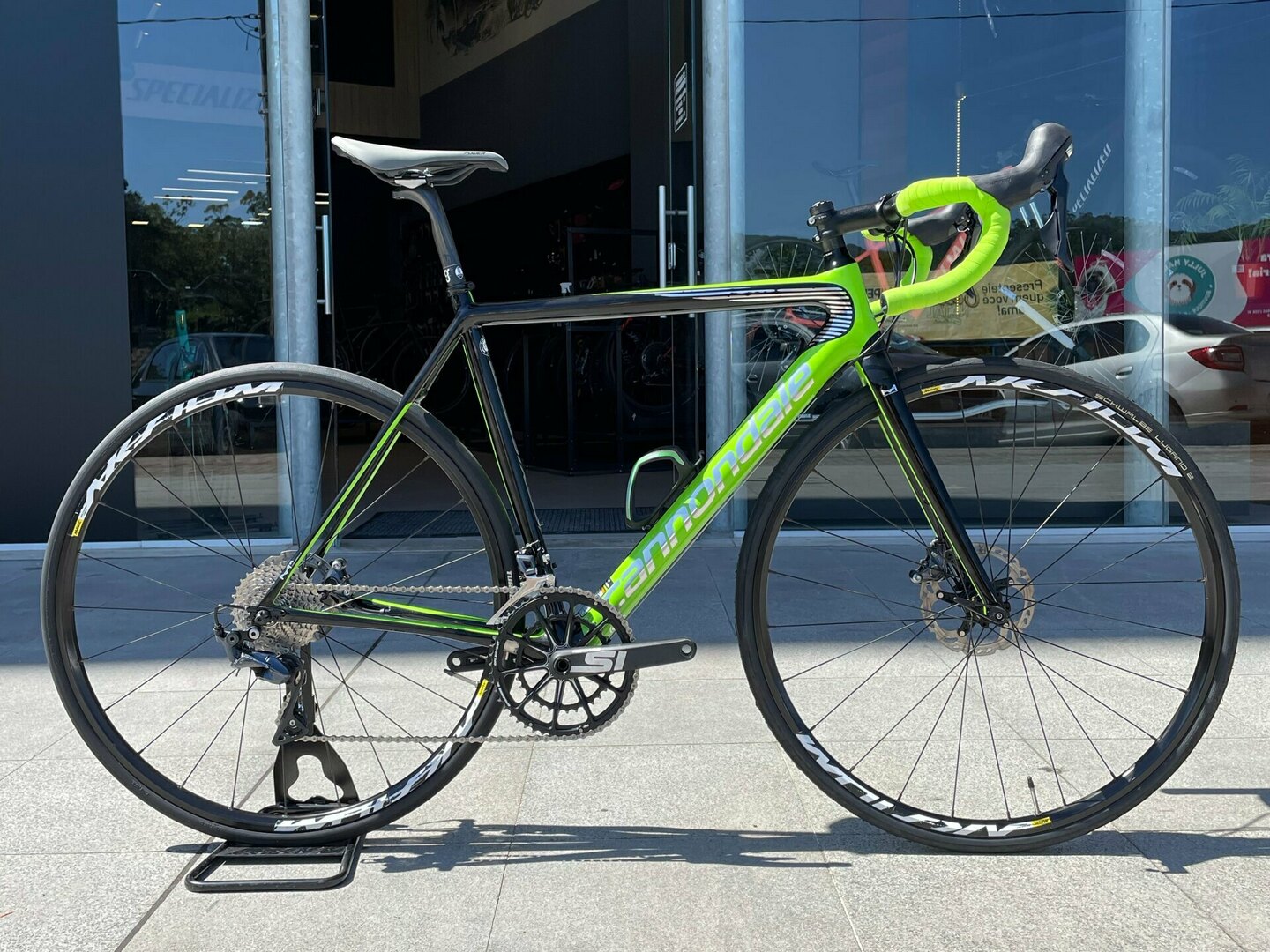 Cannondale SuperSix HI-mod Disc - Semi nova - (Bike em Floripa) Cannondale SuperSix HI-mod Disc - Semi nova - (Bike em Floripa)
